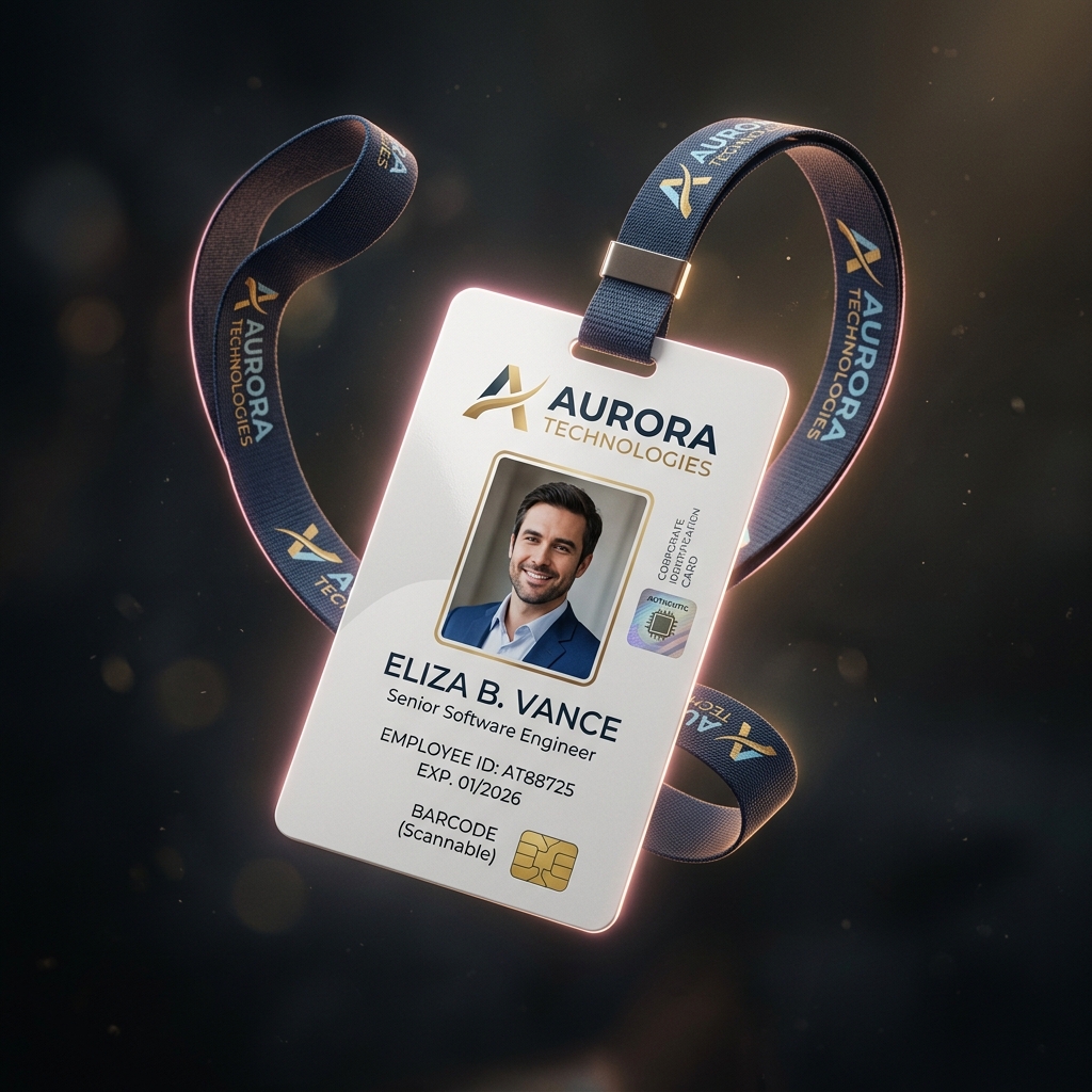 ID Card with Lanyard